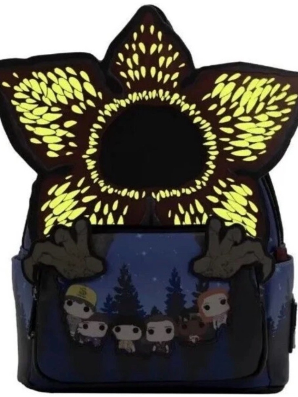 SDCC 2022 Loungefly Stranger Things Glow in the Dark LE Mini Backpack NWT - Picture 2 of 9